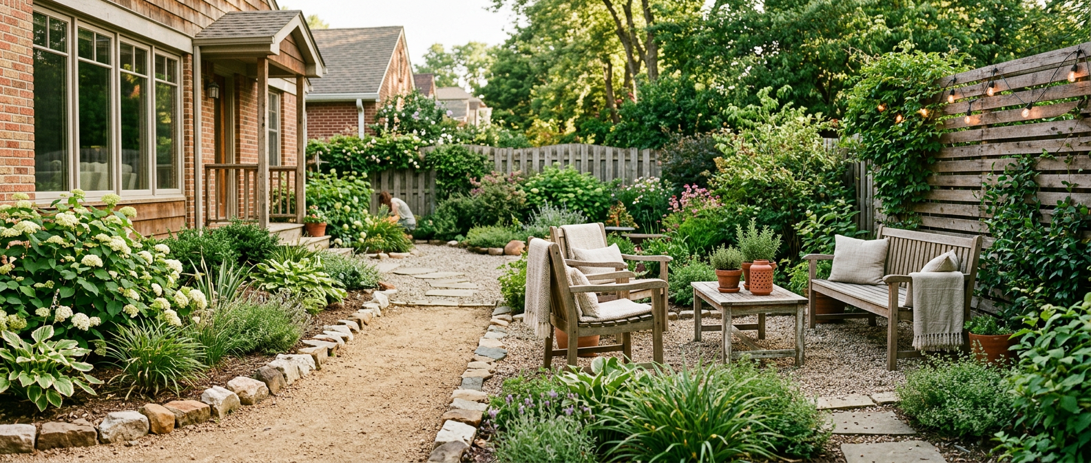 Cheap Backyard Makeover Ideas That Don't Look It — illustrative hero image